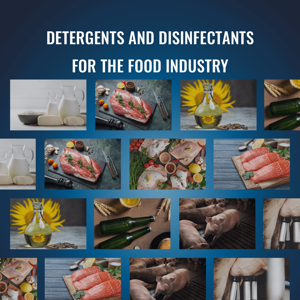 Detergents and disinfectants Panamil for the food industry